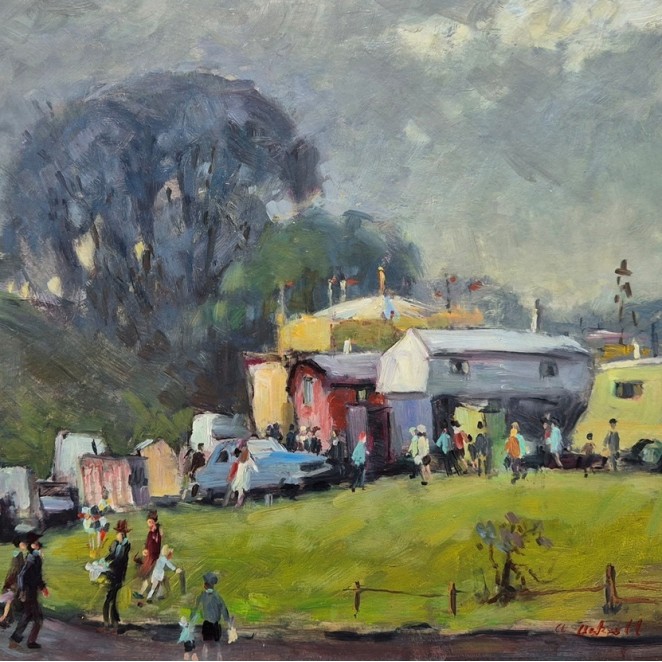 Alfred Ackrill - Fairground, Daisy Nook