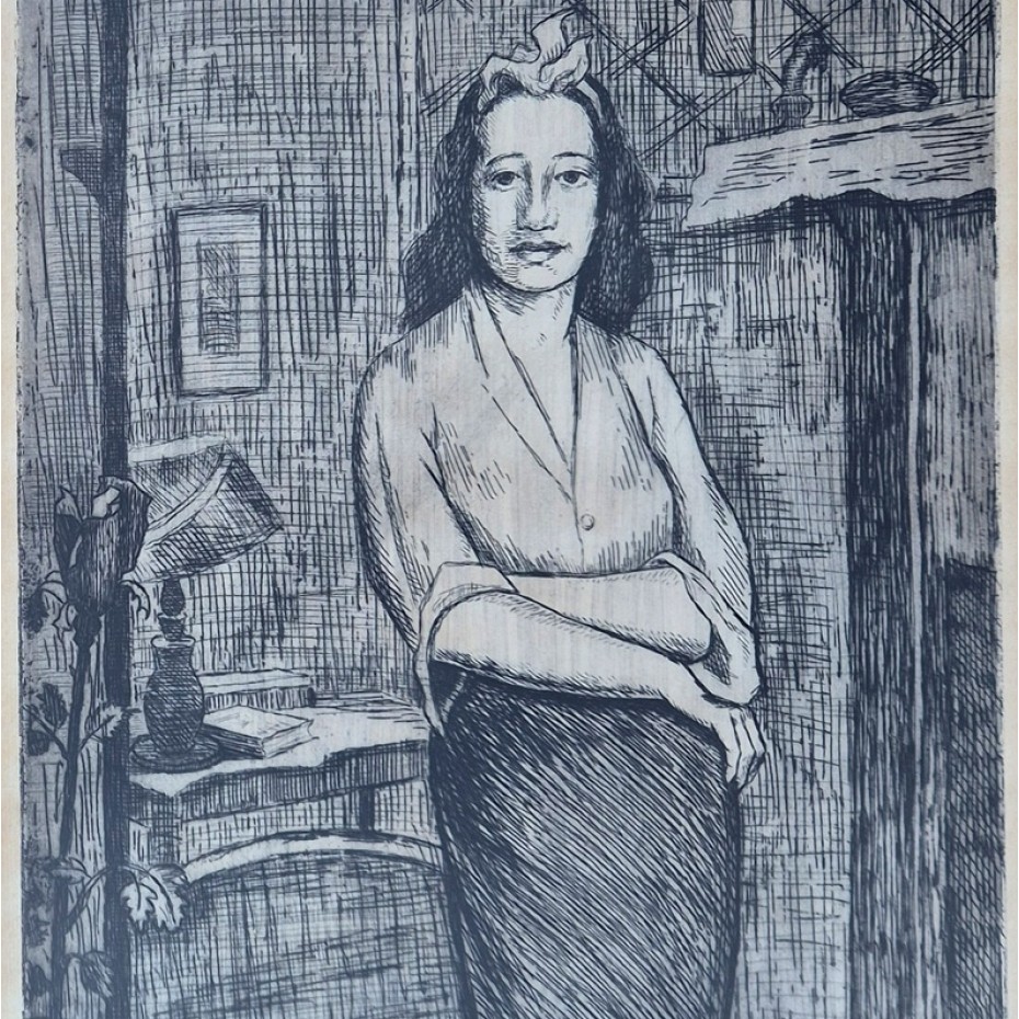 Clifford Hall - Emie in the Mirror