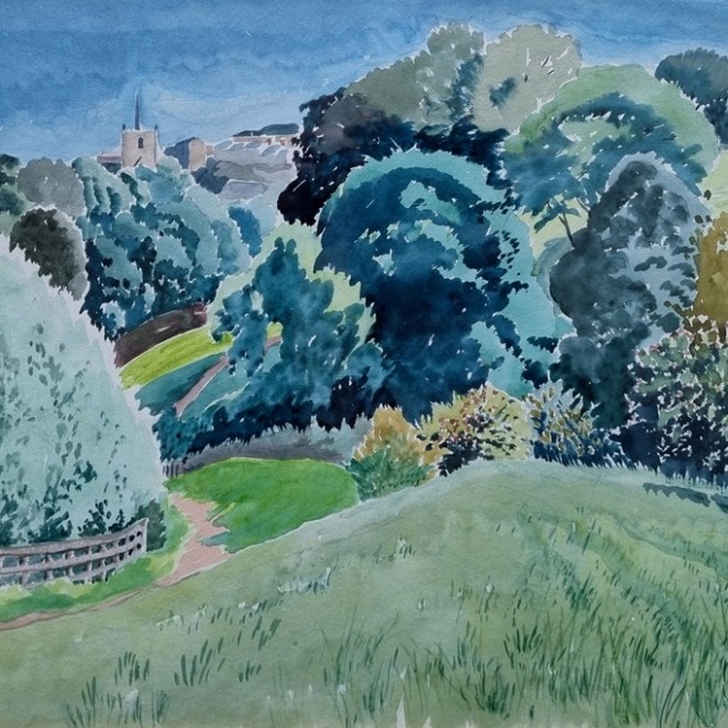 Guy Malet - View towards Knaresborough