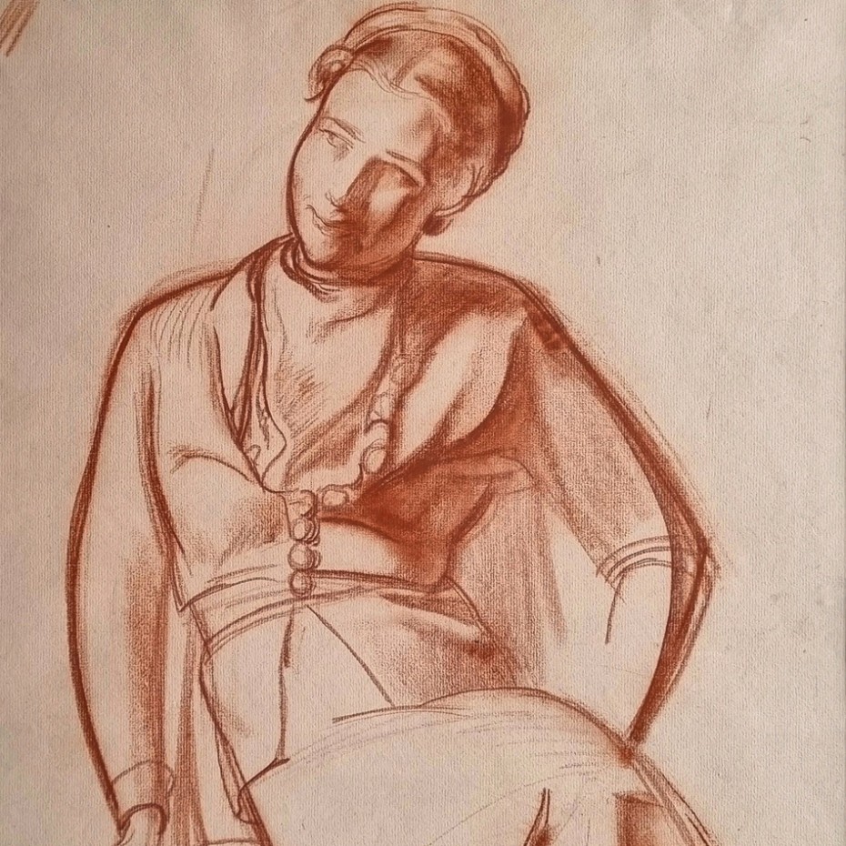 James Stroudley - Young Woman Seated