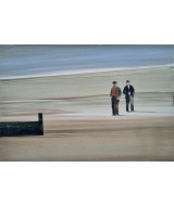 John Bond - Two Men on a Norfolk Beach