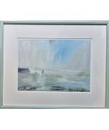 Leslie Worth - Low Tide at Lyme Regis