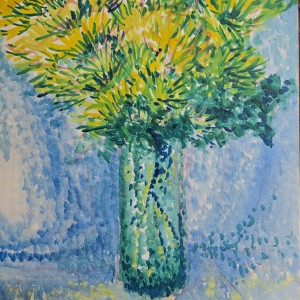 Mieczyslaw Lurczynski - Flowers in a Vase
