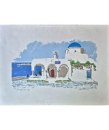 Paul Hogarth – 'Church, Paros' Greece