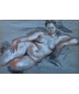 S Horne Shepherd - Reclining Female Nude